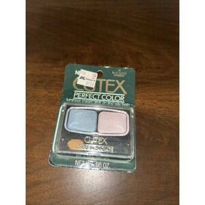 Vintage Cutex Perfect Color Eye Shadow Duo 06 Blue Cloud Frost/Rainbow Frost
